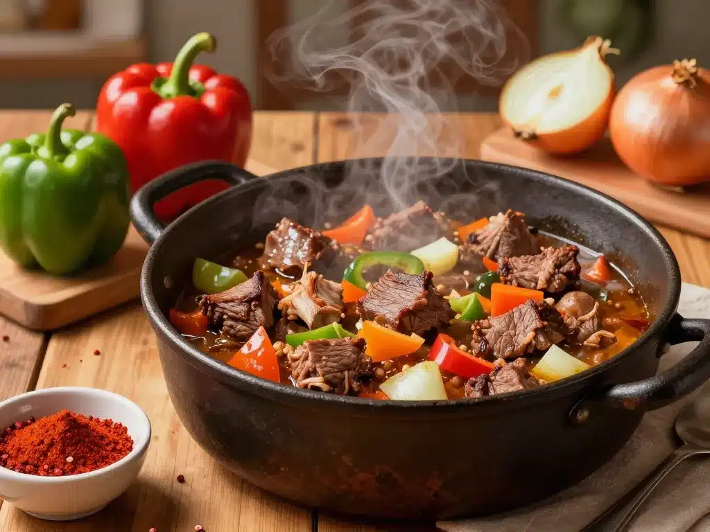 axoa de veau basque ingrédients poivrons piment