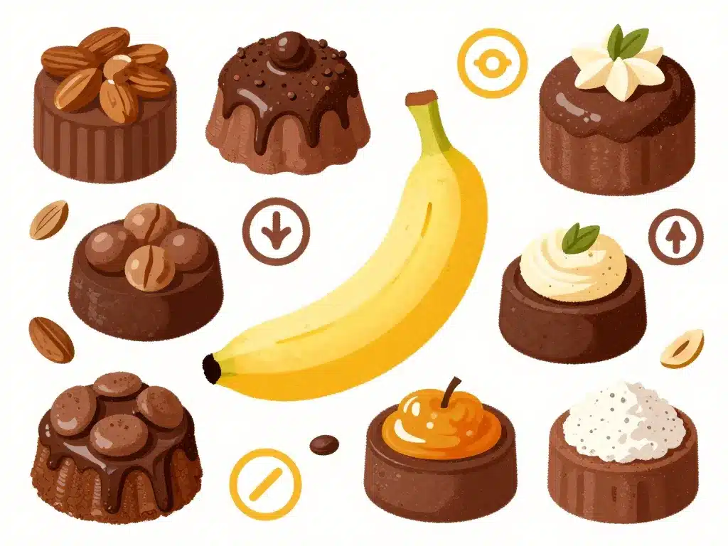 variantes healthy cake banane chocolat sans beurre avec noix farine et compote