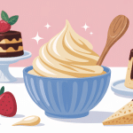 Préparation chantilly maison sans sucre glace, ustensiles froids, crème montée