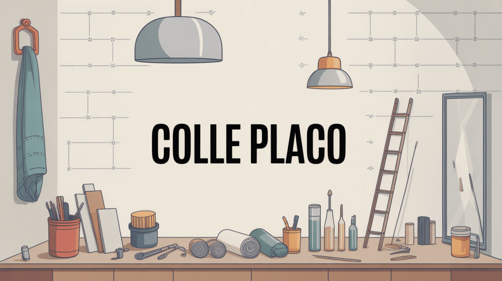 illustration colle placo usages et techniques rénovation