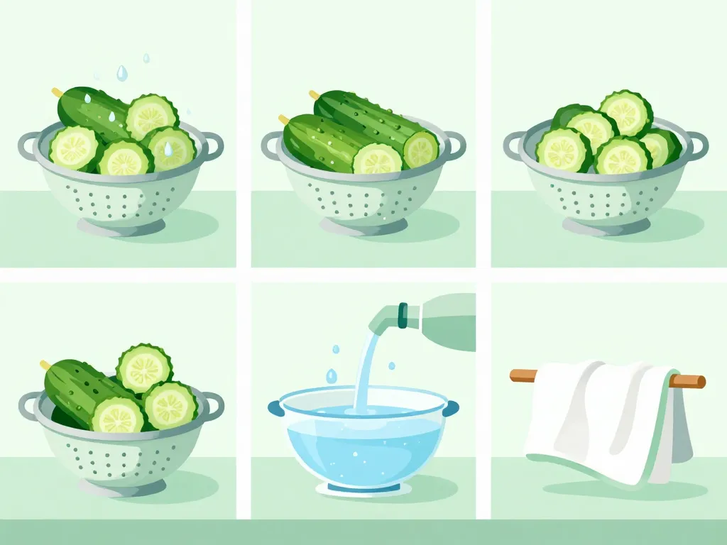 guide étapes dégorgement concombres