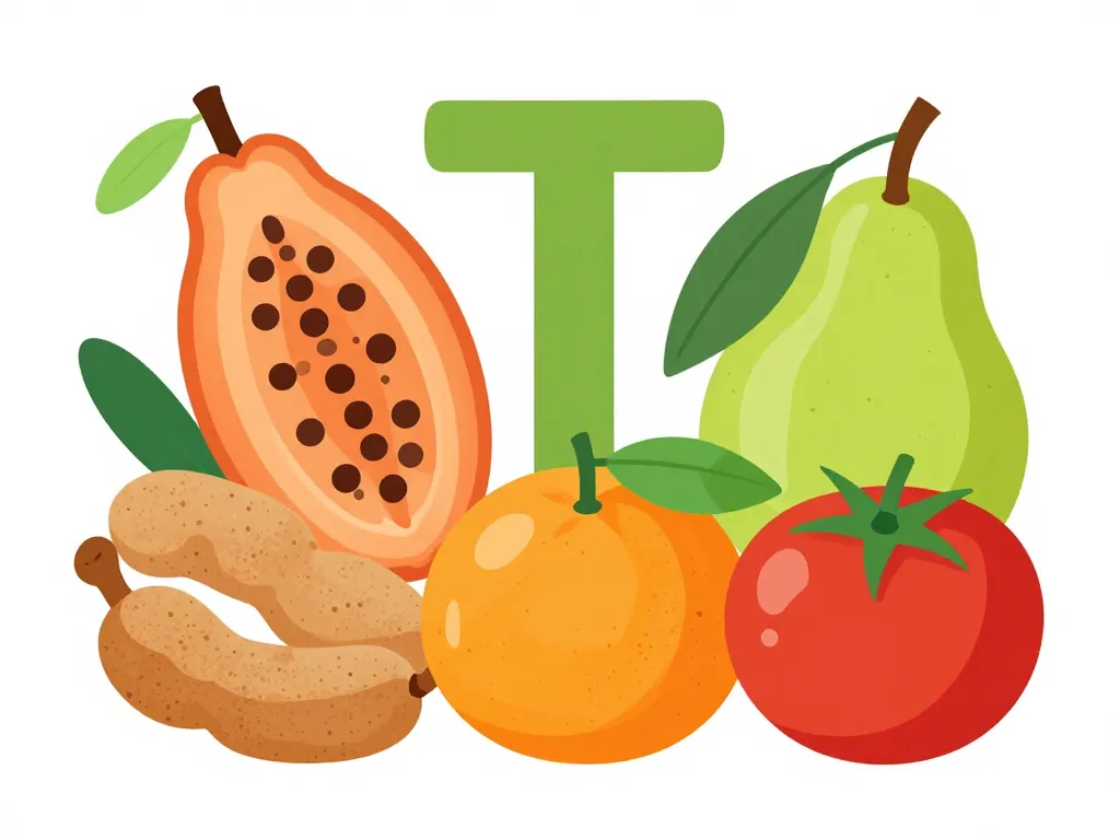 fruit en t tamarillo tamarin tangerine tomate en groupe