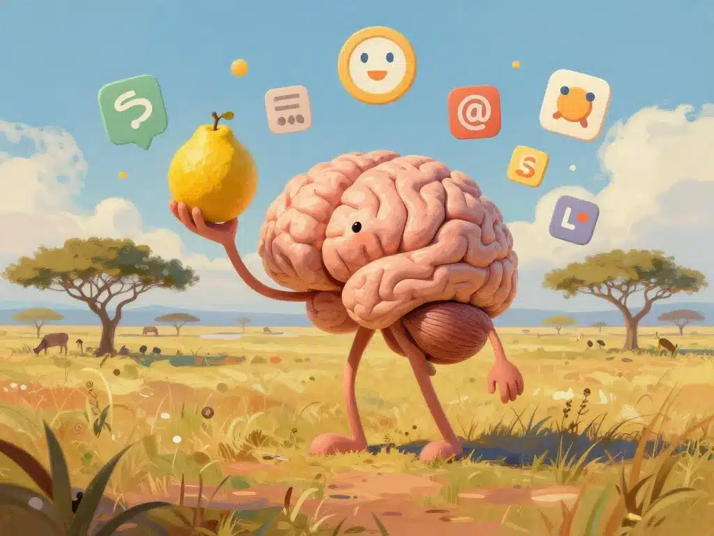 fruit en x mémoire visuelle savane cerveau