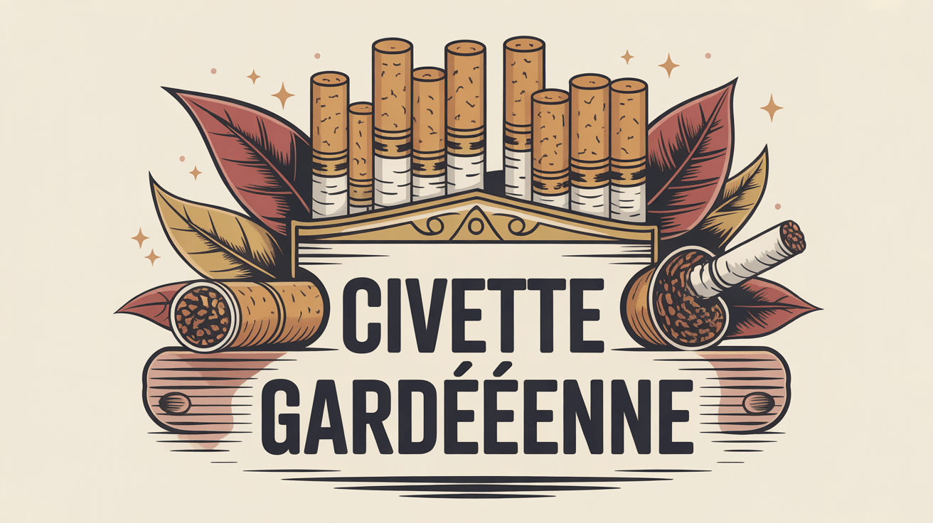 illustration la civette gardéenne tabac à rouler français
