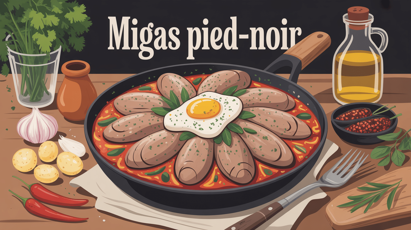 migas recette pied noir plat cuisine algérienne