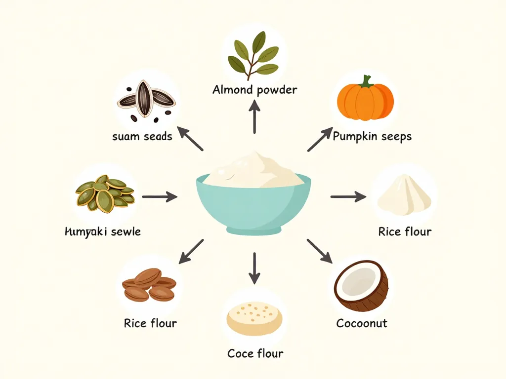 Par quoi remplacer la poudre d'amande alternatives sans fruits à coque