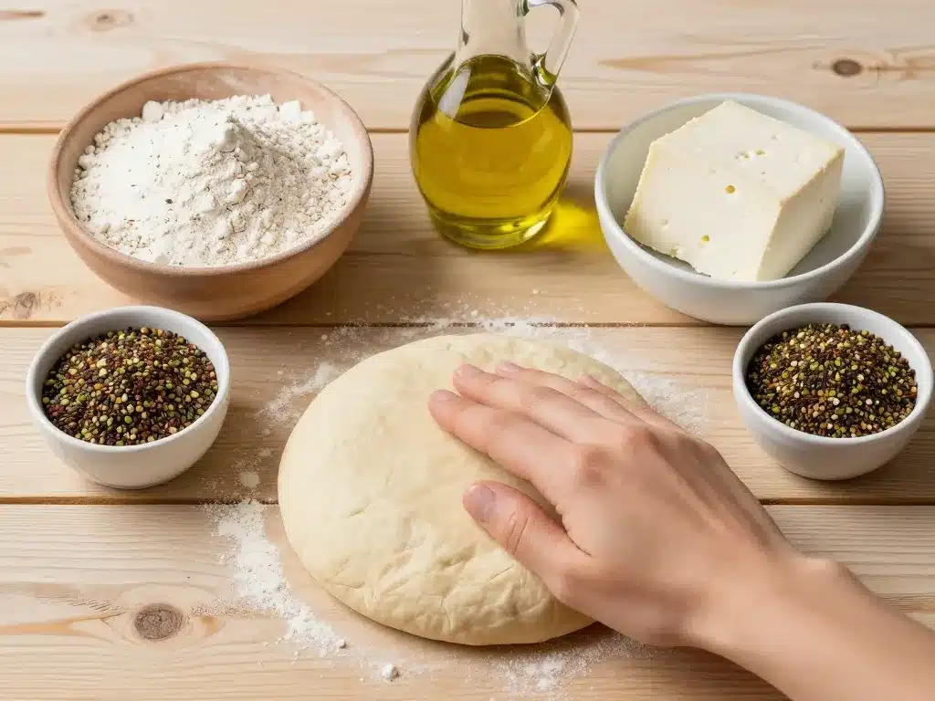 ingrédients pâte garnitures man'ouché maison