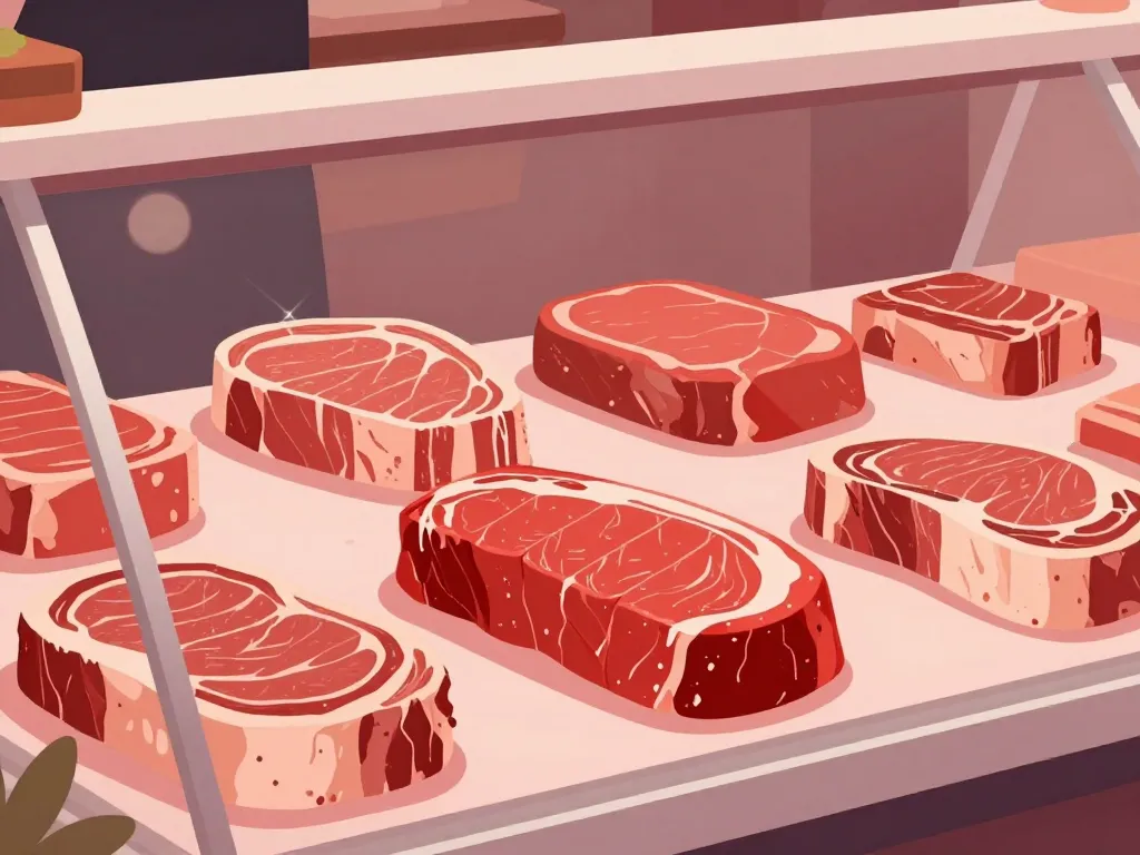 Reconnaître poire de boeuf au comptoir de boucher