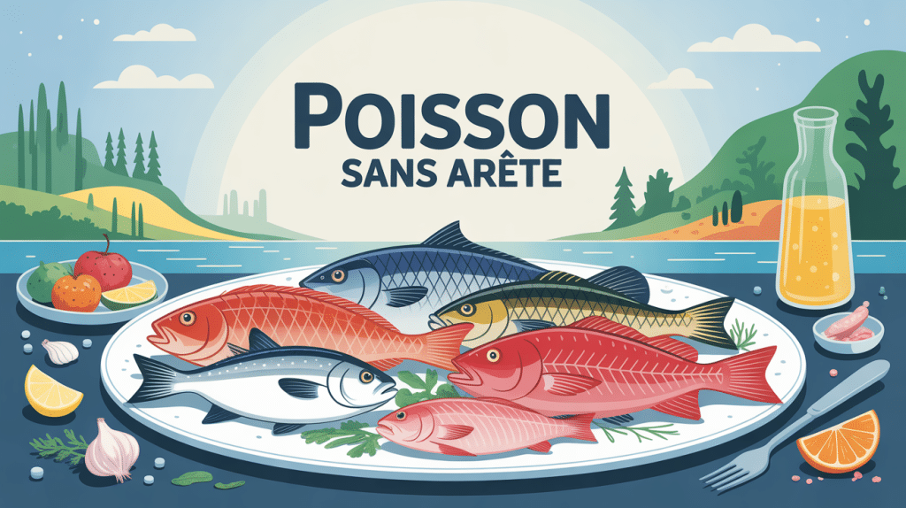 Assortiment de poissons sans arête pour la famille
