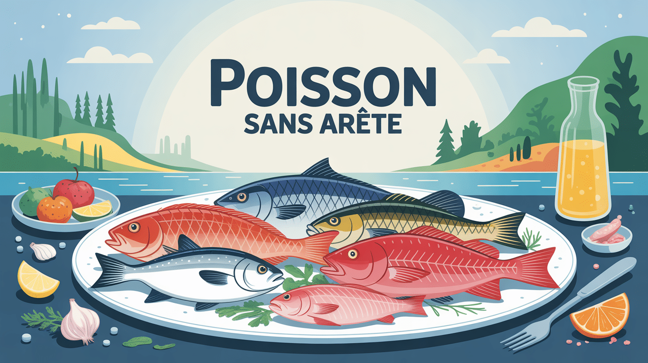Assortiment de poissons sans arête pour la famille