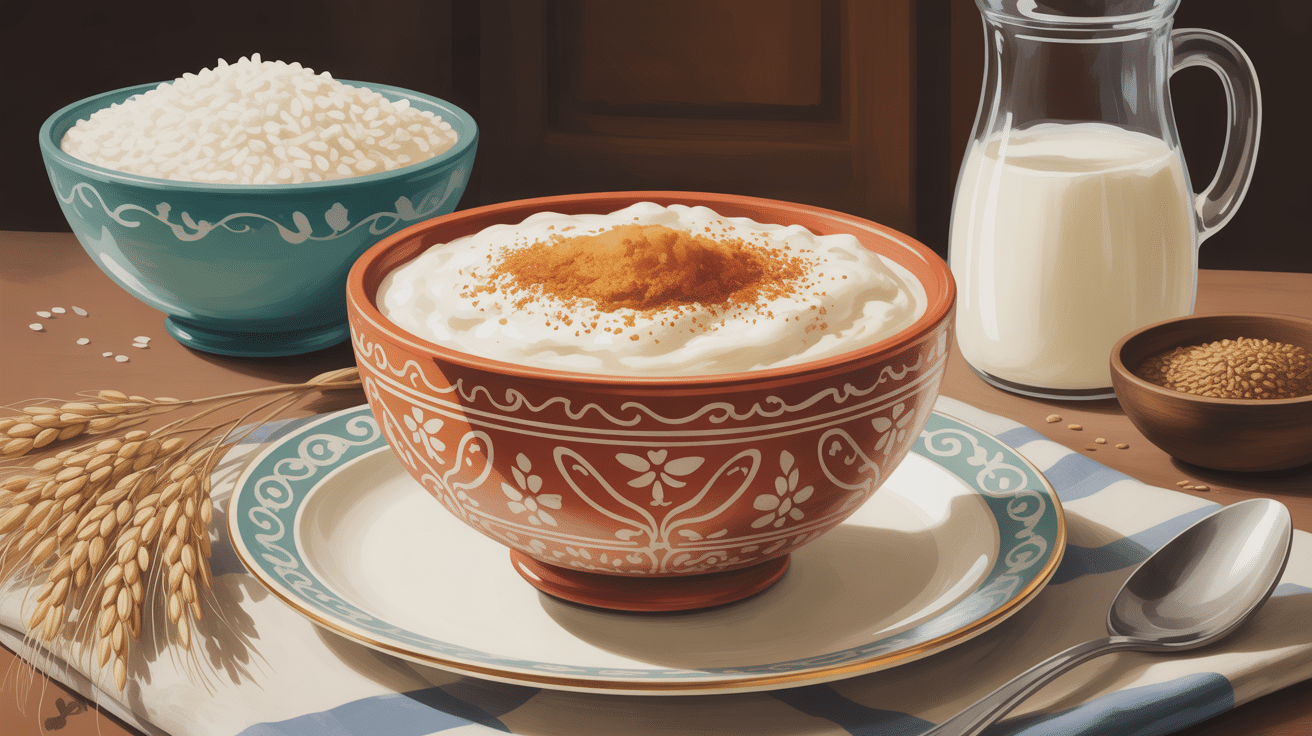 quel riz pour riz au lait dans un bol crémeux vue gourmande