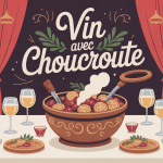 quelle bouteille de vin blanc avec la choucroute en ambiance festive