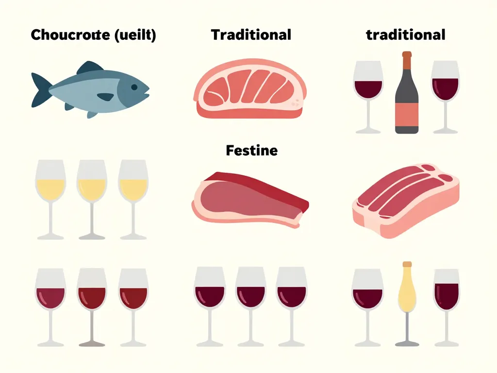 quel vin avec les variantes de choucroute : mer, fête, classique