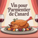 Quel vin avec parmentier de canard plat servi avec vin