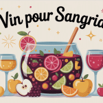 quel vin pour la sangria saladier verres fruits et bouteilles vin