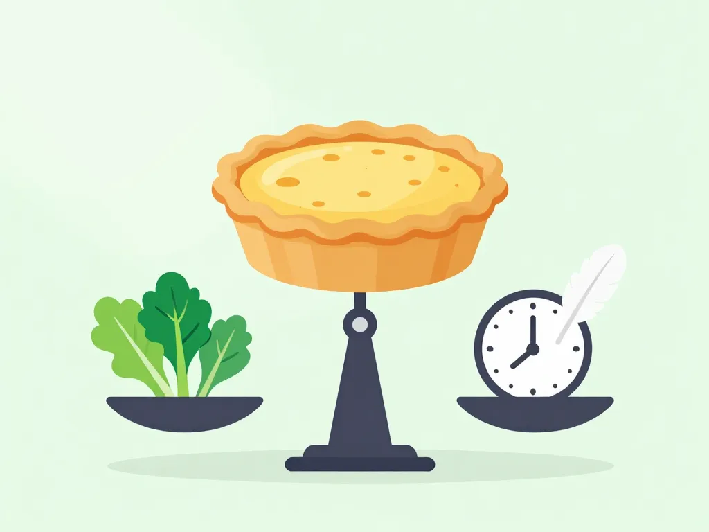 quiche aux légumes sans pâte illustrant légèreté et gain de temps