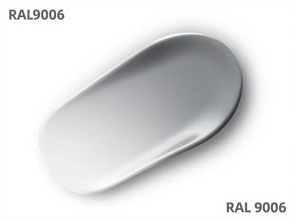 couleur métallique ral colour 9006 nuances et reflets