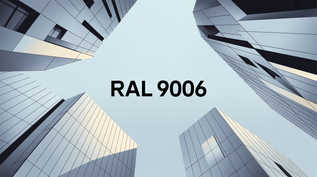 illustration architecturale ral colour 9006