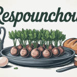 respounchous sur assiette rustique ambiance aveyron