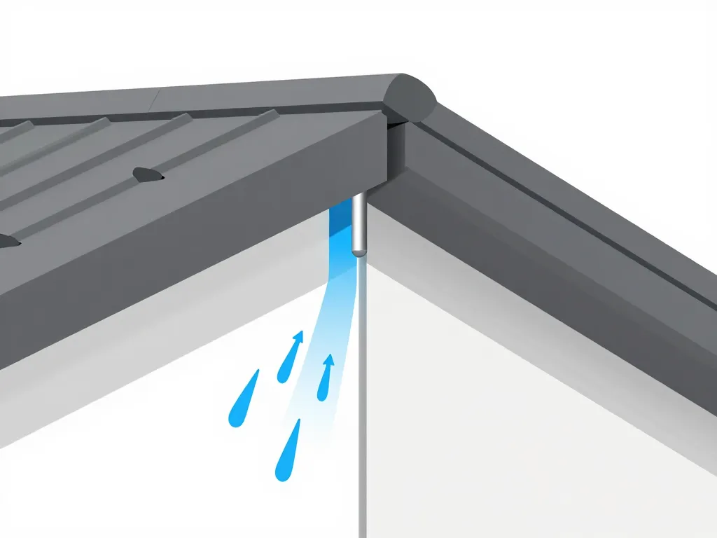solin contre mur rôle fonction schéma explicatif
