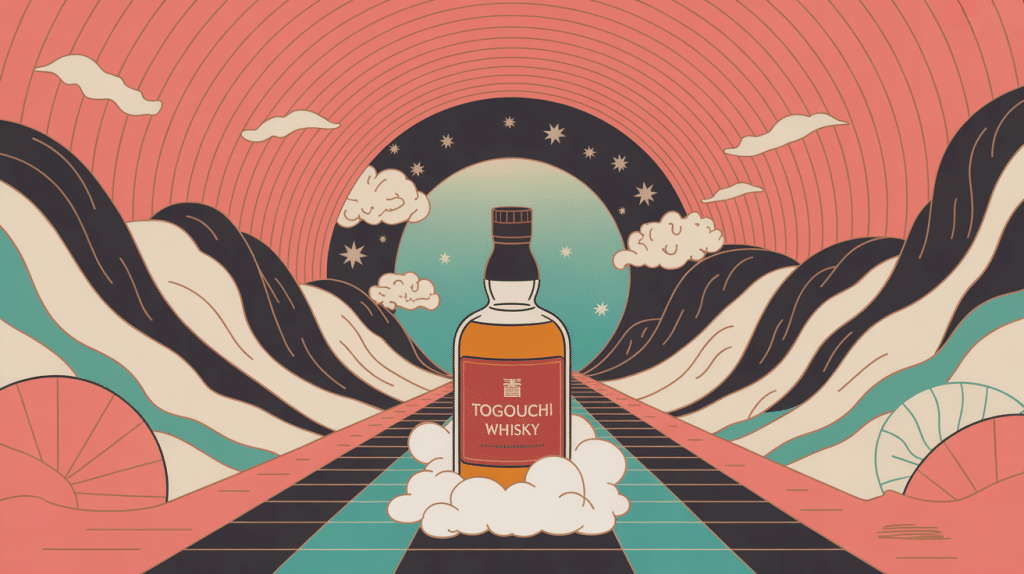 Illustration Togouchi whisky univers japonais tunnel