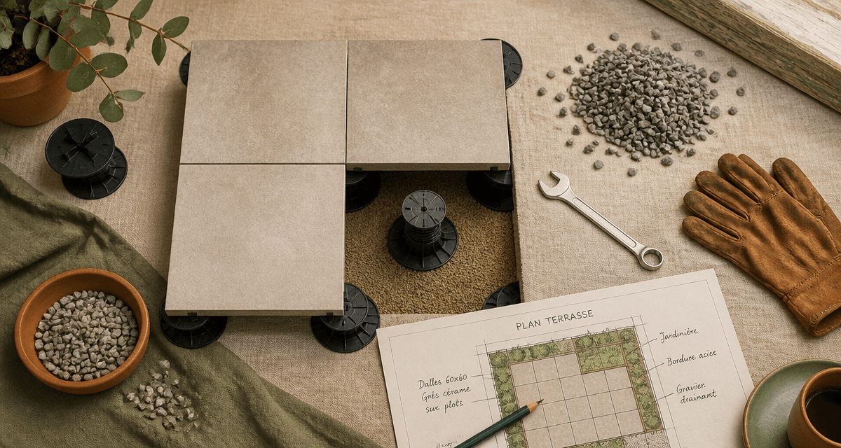 inconvénient terrasse sur plot vue atelier