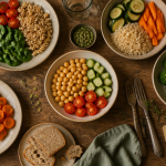 liste des legumes et feculents assiettes separation