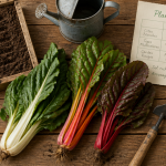 quand planter les blettes en pleine terre, graines, outils, variétés sur table