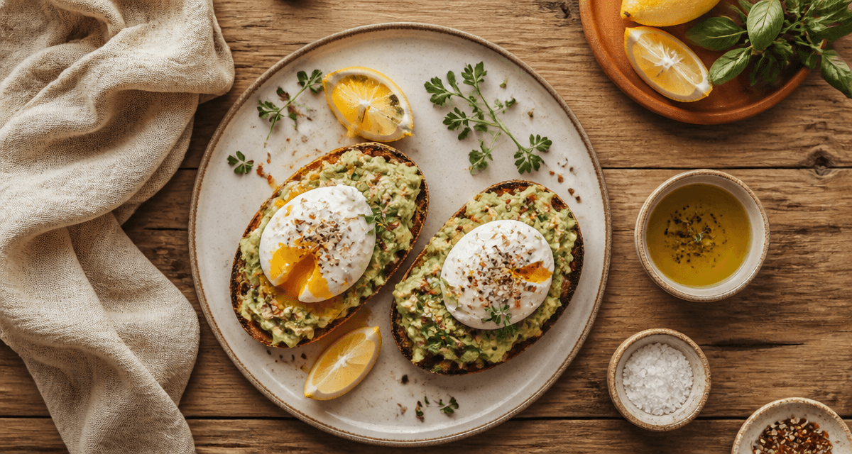 recettes toast avocat pain levain œuf avocat