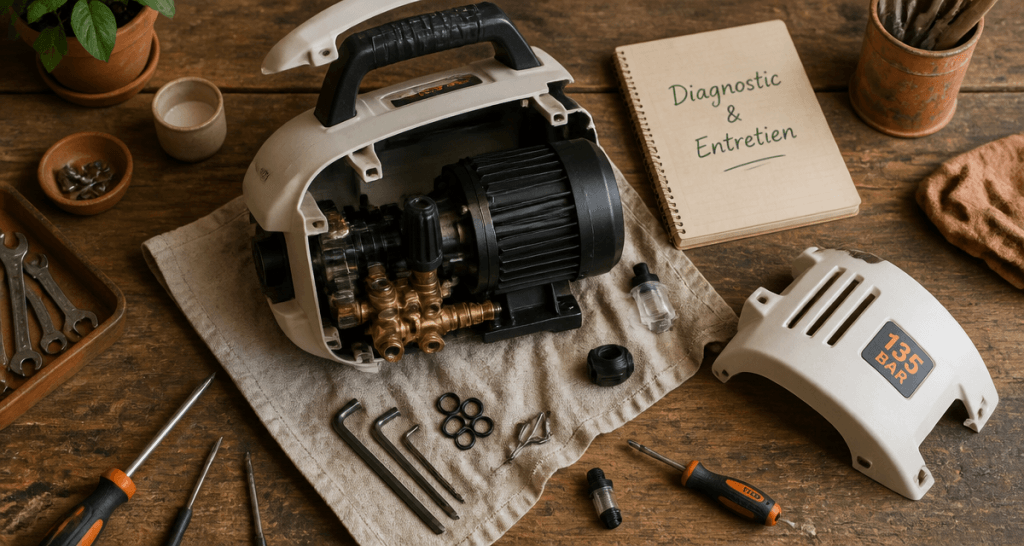 réparation nettoyeur haute pression outils