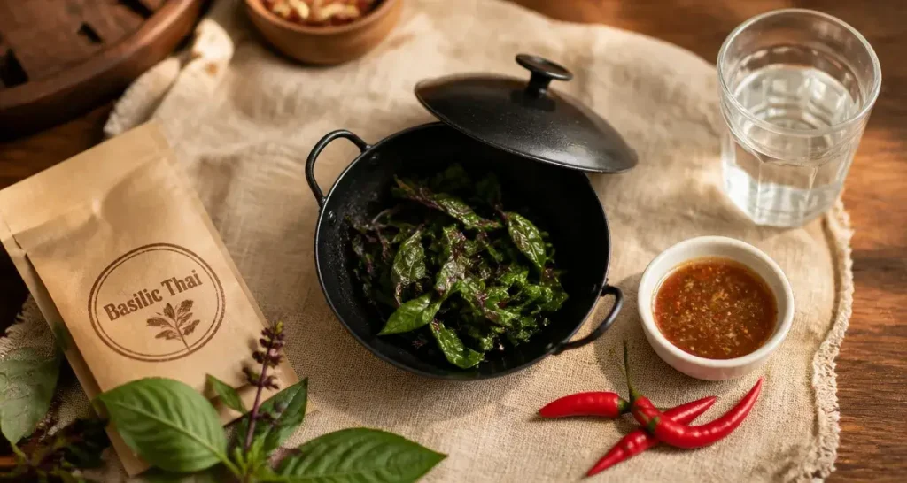 Basilic thaï pour semis à 18°C et currys savoureux