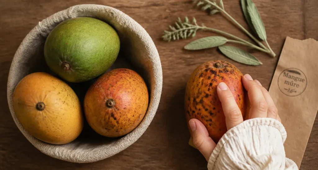 Mangue mure : trois mangues et tests sensoriels pour choisir