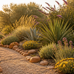 jardin sec avec plantes plein soleil sans arrosage