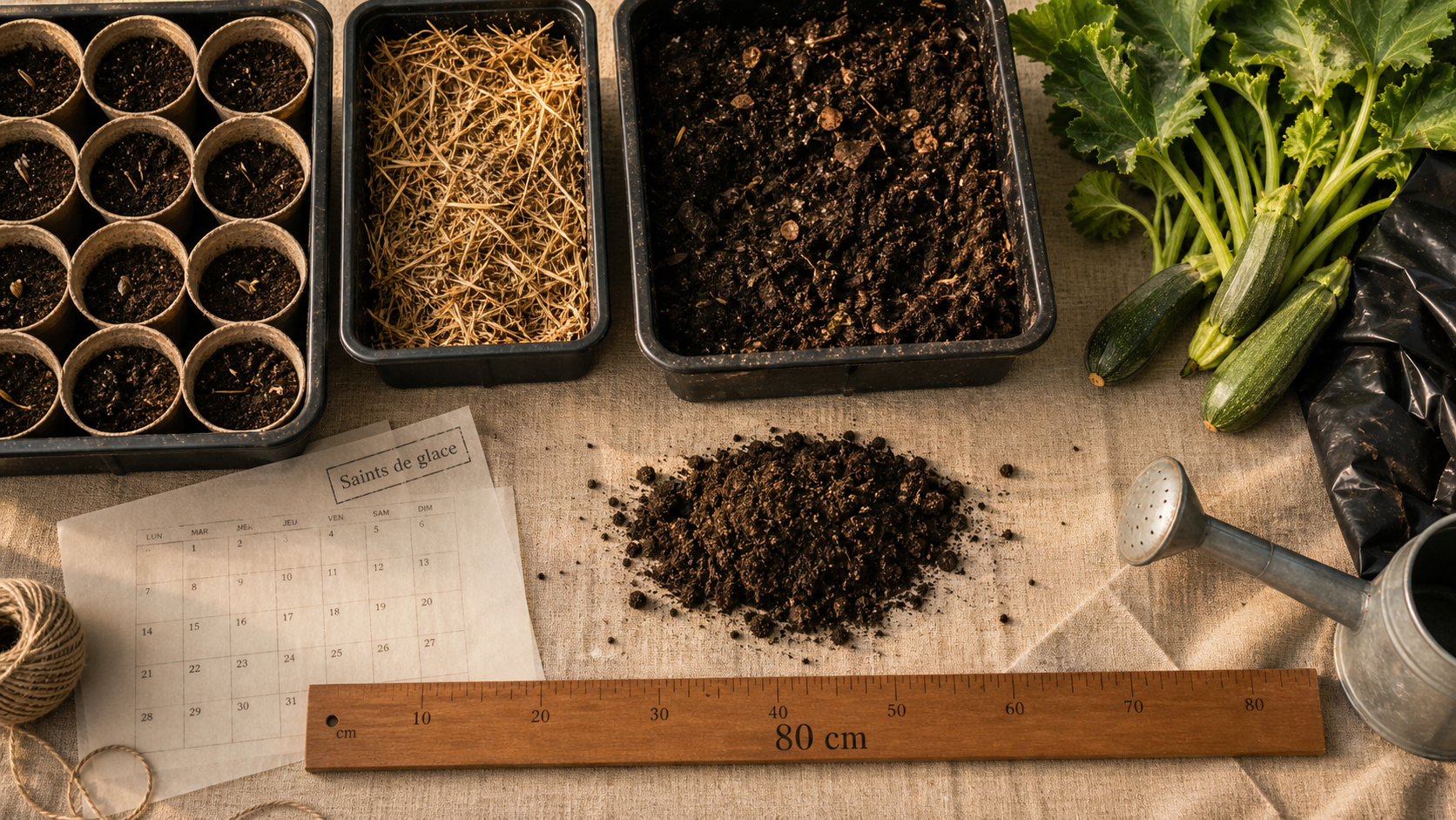 Quand planter les courgettes : calendrier, éviter les gelées