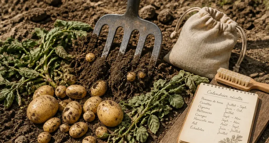 Quand recolter les pomme de terre : calendrier et maturité