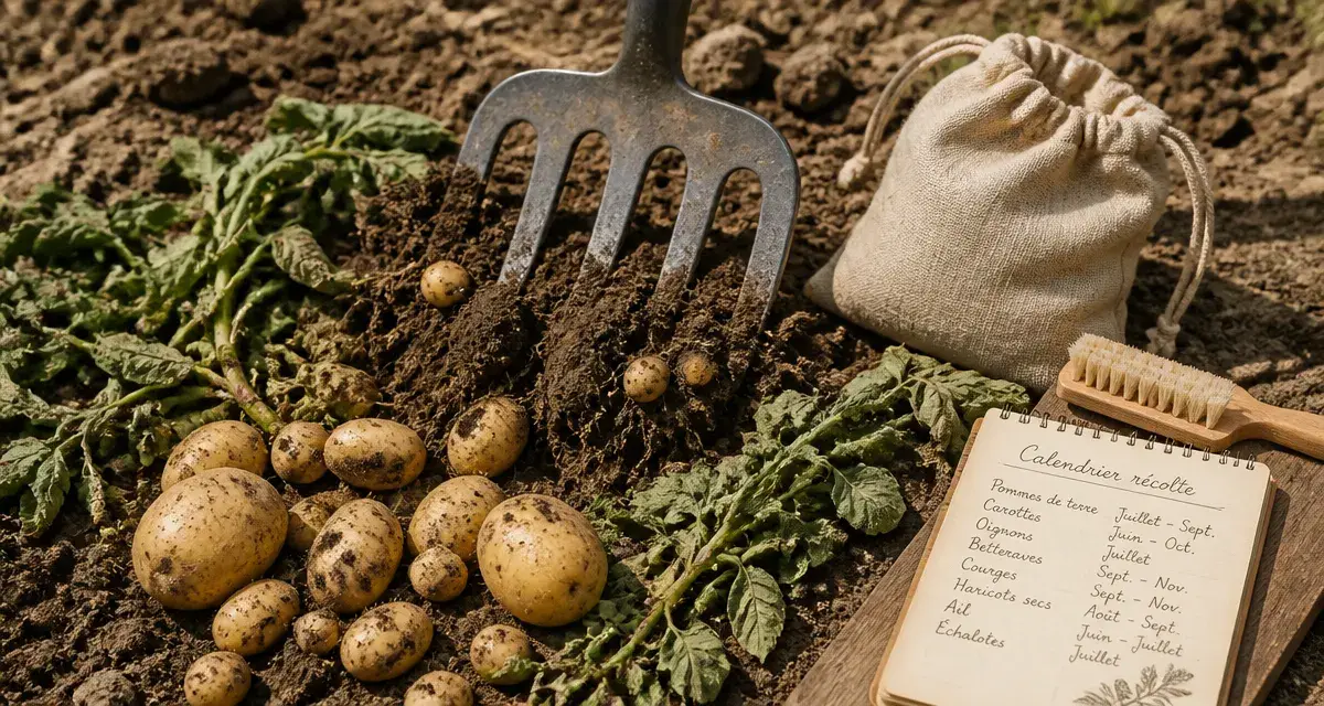 Quand recolter les pomme de terre : calendrier et maturité