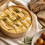 Quel camembert au four : camembert rôti miel romarin, cœur coulant