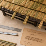 Toit en paille pour pergola avec chevauchement 10-15 cm