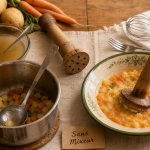 Comment mixer sans mixeur : soupe lisse avec presse-purée et louche