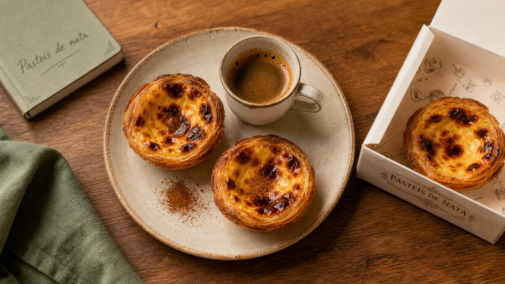 Pasteis de nata lisbonne à Belém : vitrine artisanale, café