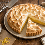 Pie lemon meringuée, tarte citron croustillante et lemon curd