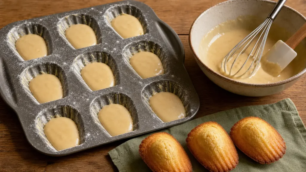Recette madeleine moelleuse cyril lignac : madeleines dorées