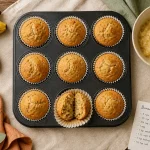 Recette muffin banane moelleux : muffins à la banane dorés