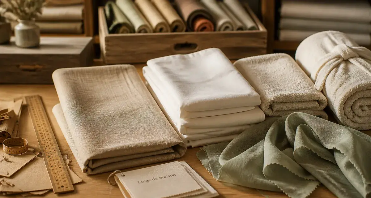 Bouchara Lyon magasin linge de maison et décoration : linge et tissus, ambiance boutique