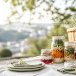 Pique-nique chic en bocaux : recettes faciles et détails