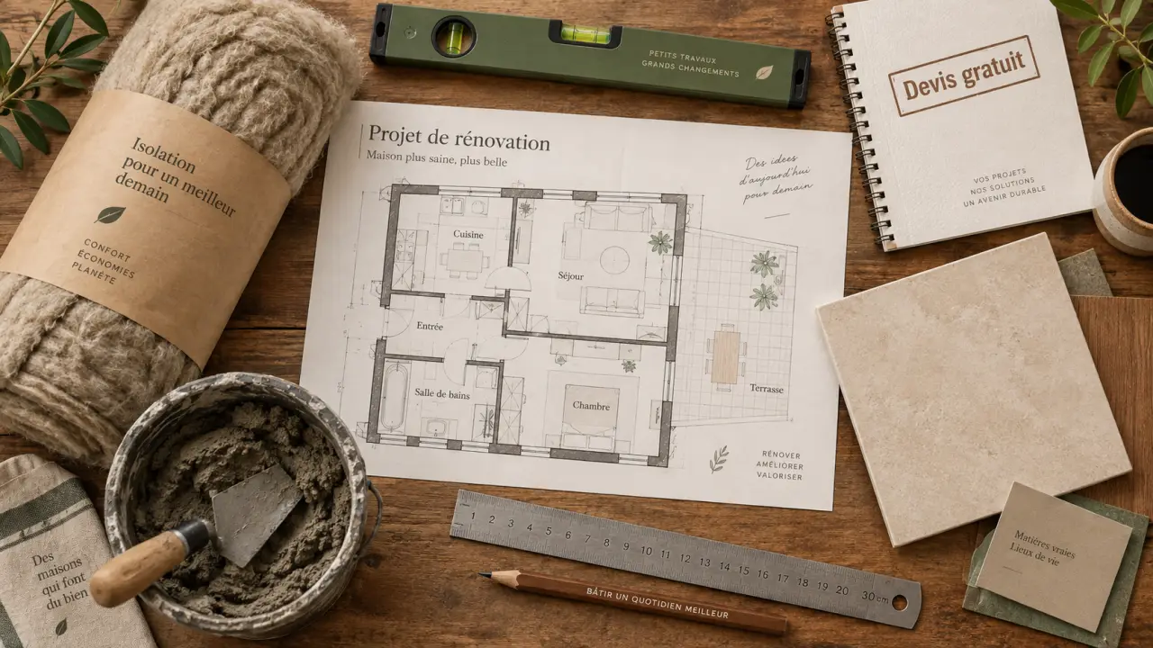 Aménagement intérieur Orléans Pithiviers : plan de rénovation, isolation, carrelage
