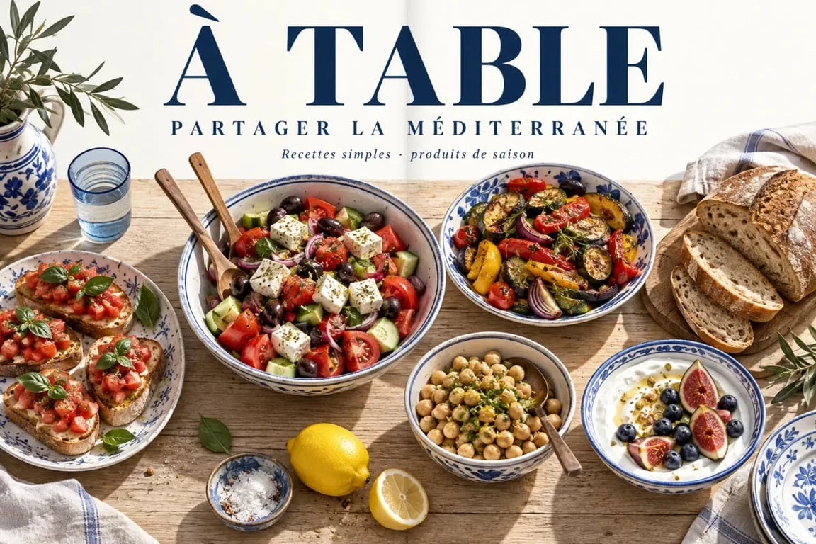 Cuisine méditerranéenne recettes facile pour un repas convivial à partager