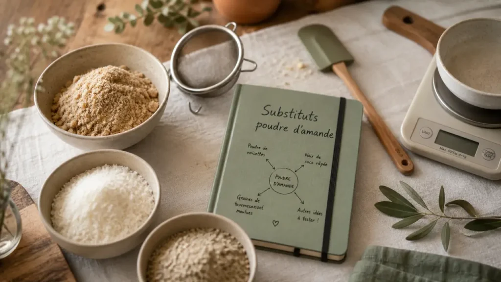 Par quoi remplacer la poudre d’amande sans rater la texture ? Coco, tournesol ou 75 g de farine selon la recette