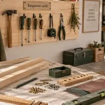 Rangement outils mural fait maison avec fixation solide