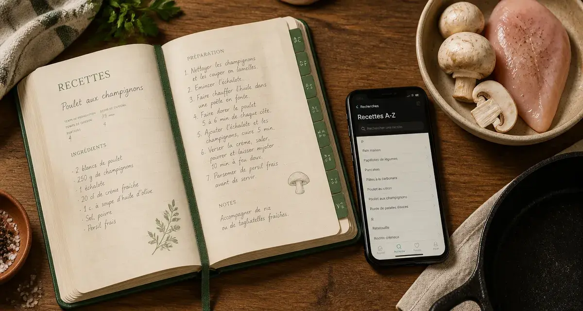 Recettes cuisine a à z : carnet de recettes et recherche